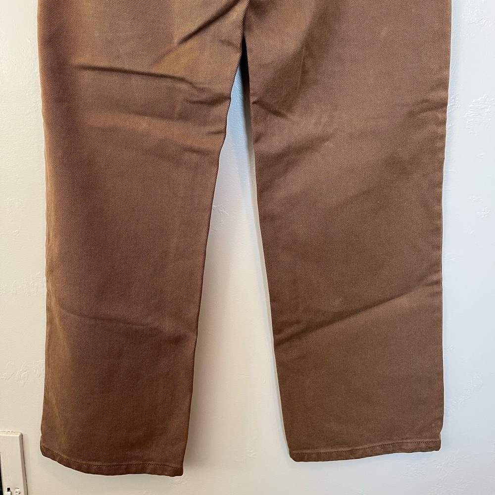 Caretta Brown Straight-Leg Jeans Women's Size 33x32 - Picture 11 of 14